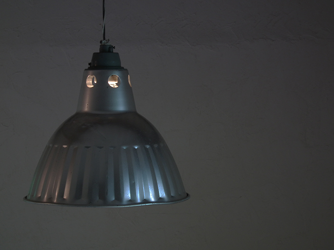 D00395 工業系 アルミシェード ペンダントライト 吊り下げ照明