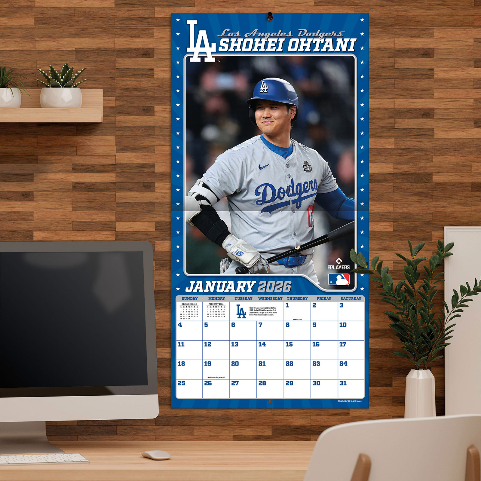 2026年版MLB公式大谷翔平カレンダー