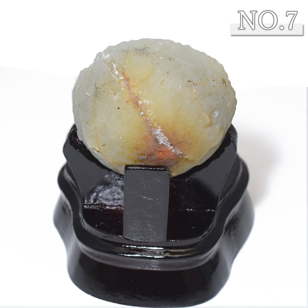 トレジャーメノウ メノウ ブラジル産 treasure agate 台付き 一点物