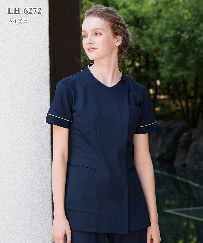 女子チュニック半袖[ナガイレーベン製品] LH-6272｜THS-白衣通販・販売