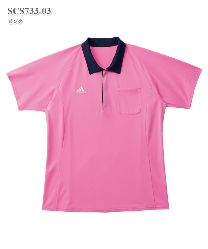 アディダス男女兼用ポロシャツ半袖[KAZEN製品] SCS733｜THS-白衣通販・販売