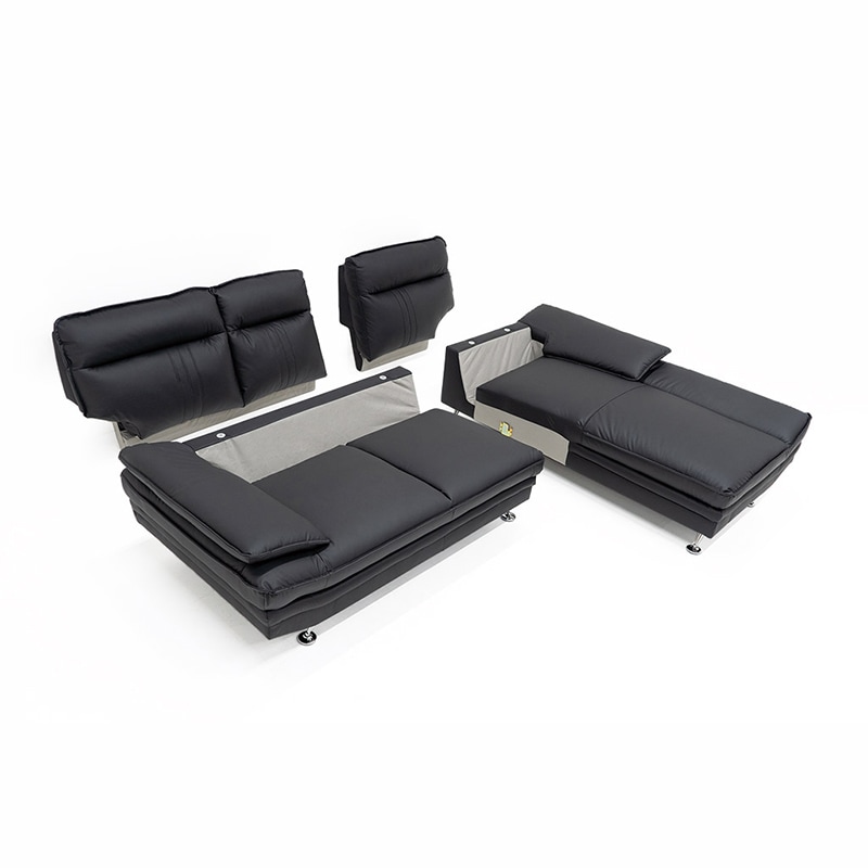 カウチソファ Nビリー REVO高耐久PUレザー【大型商品配送】※カウチの