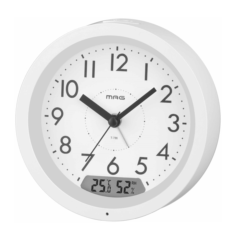 置き） 自動点灯デジアナ目覚まし時計 T-786-WH-Z レイの通販｜東京