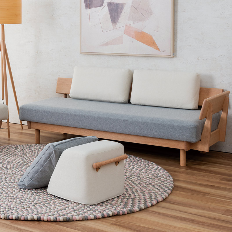 ソファ FIKA TJC-1995RONC ベイツ06LGR 背クッション TJK-19Cベイツ01W