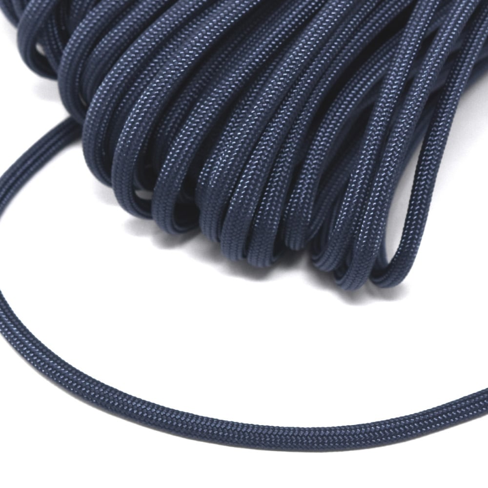 Z156 / TIGER パラコード 4mm / ネイビー〈1束(30m)〉:がまぐち口金