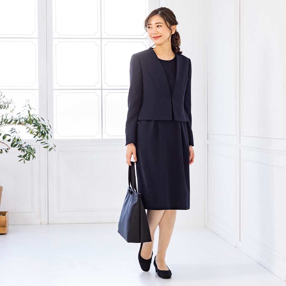 VERY掲載】[商品番号1103313]Vカラージャケット×セットアップ風