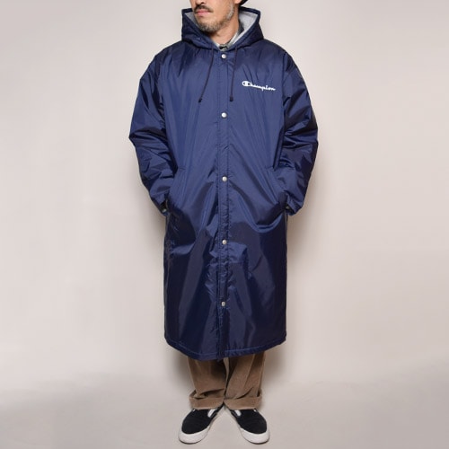 Champion/Nylon Bench Coat（チャンピオン ナイロンベンチコート