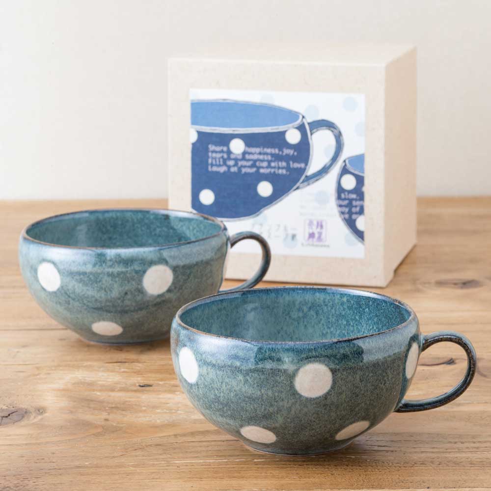 グランブルー水玉 スープボウル | すべての商品（All items） | うつわ