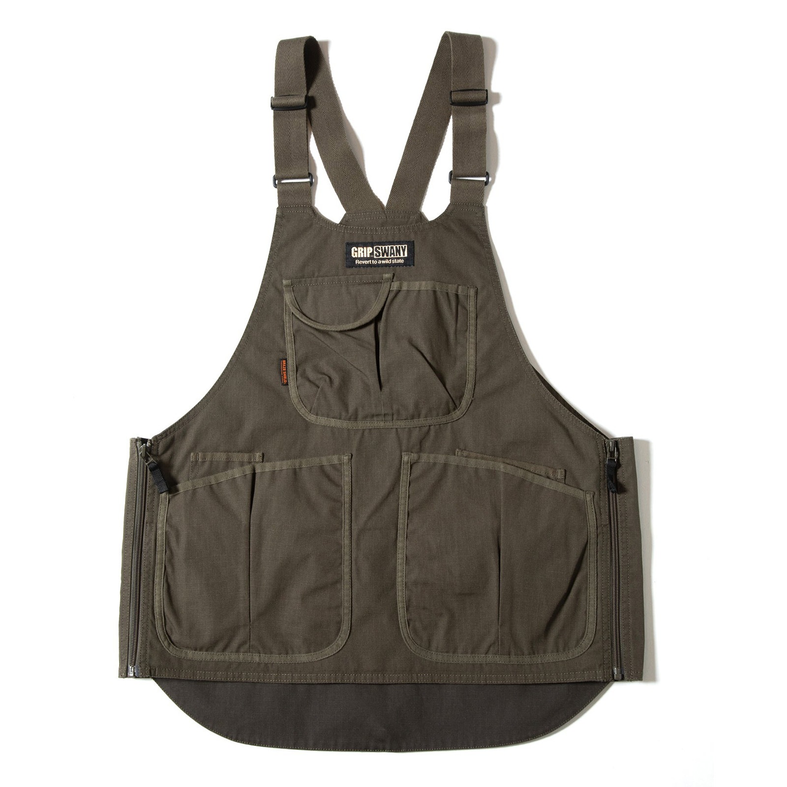 Grip Swany FIREPROOF APRON VEST OLIVE [グリップスワニー]