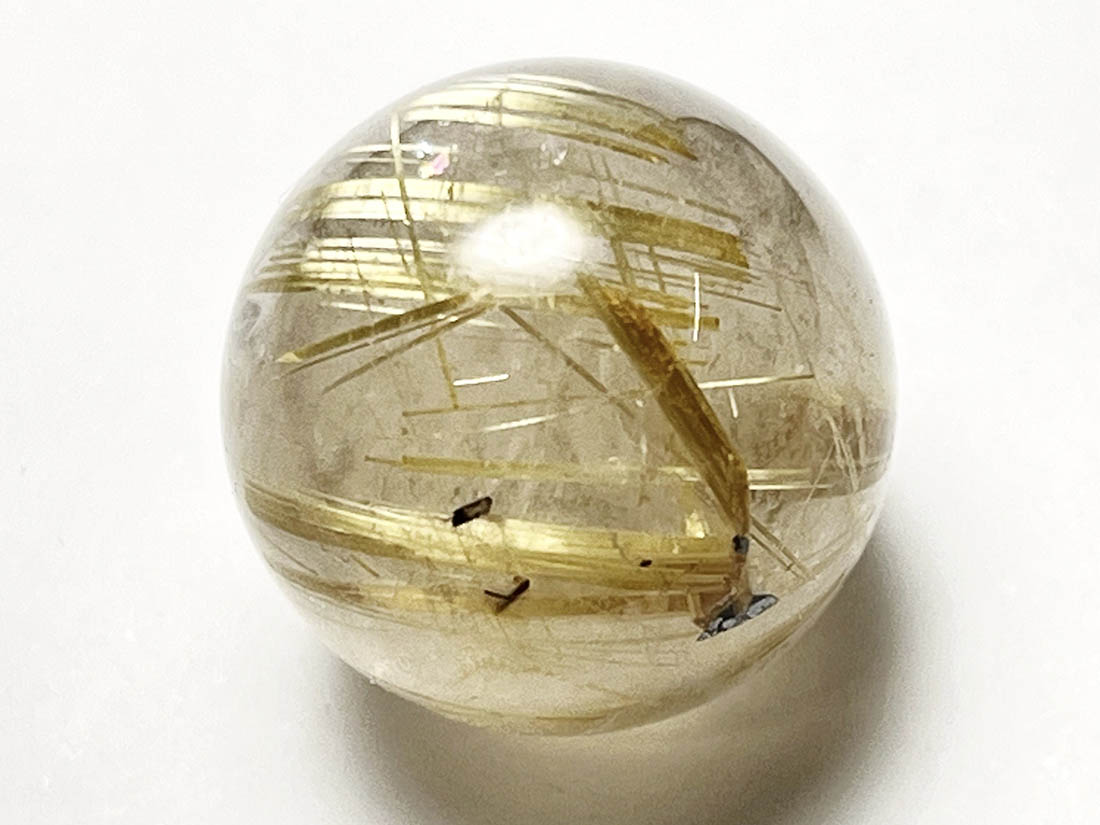 ルチルクォーツ 18mm 丸玉