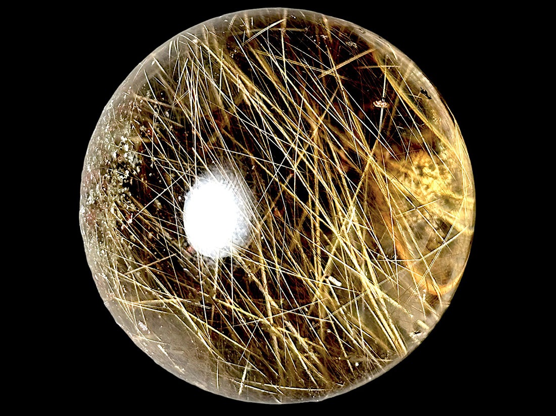 ルチルクォーツ 41mm丸玉