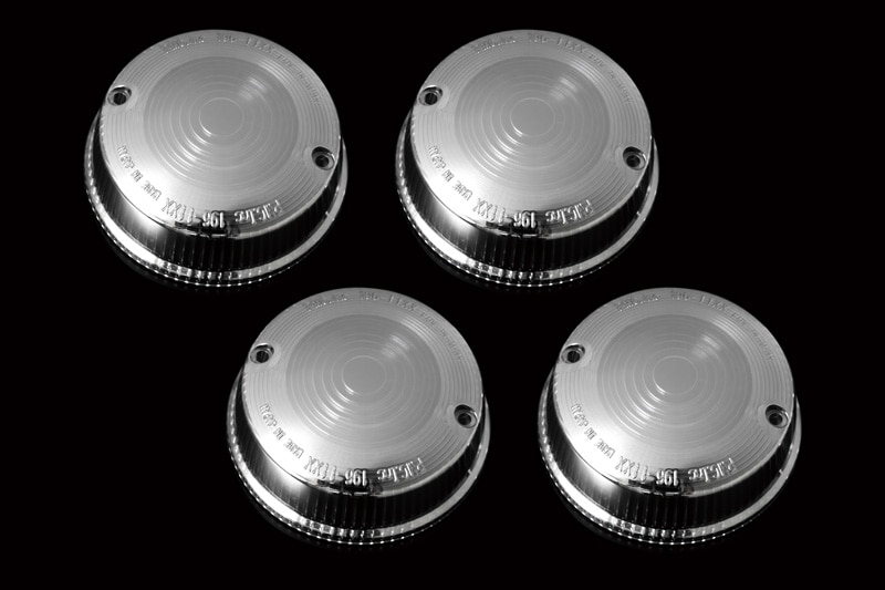 シースルーミラーコーティング ウインカーレンズ Z2タイプ 4PCセット