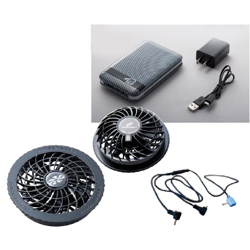 クロダルマ KS-10 空調ウェア 7.2Vバッテリーファンフルセット エア