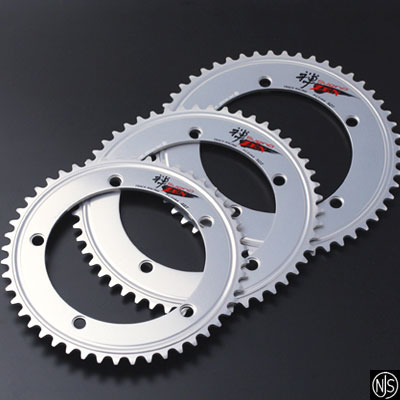 スギノ 禅 チェーンリング（53/54/55T） 1枚 シルバー 厚歯（PCD144mm