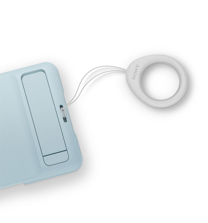 ソニー純正 Xperia 10 VI Style Cover with Stand Blue ブルー XQZ