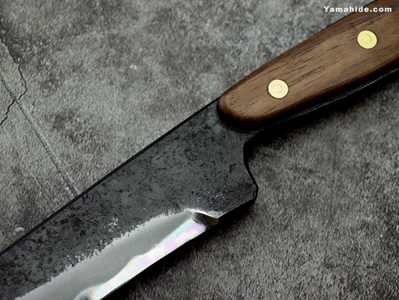 アウトドアナイフ 青紙二号 割込 土佐打刃物 黒鳥 アウトドアナイフ