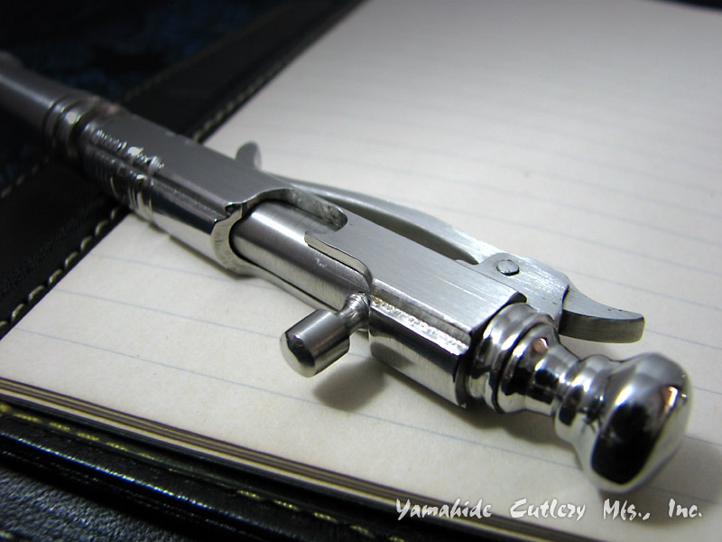 在庫あり中山 英俊 作 ボルトアクション・ボールペン ステン・スリム