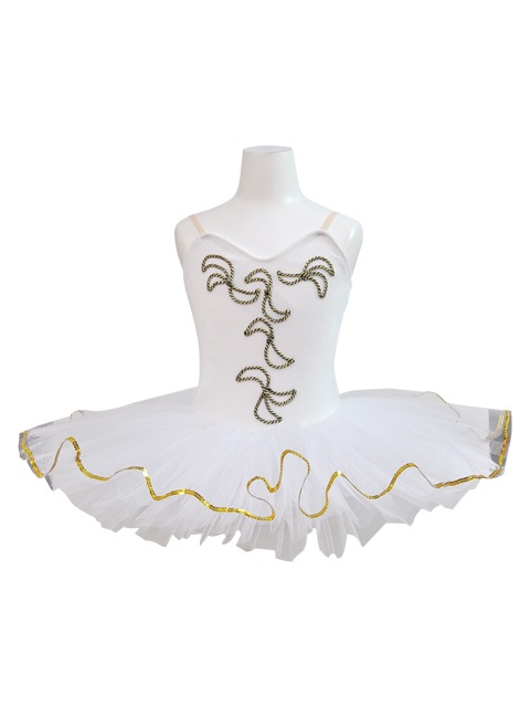 バレエ チュチュ 子供 白 レオタード tutu バレエ衣装 キッズ ジュニア