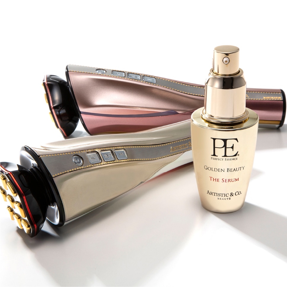 【2本セット】アリーヴォ PE ゴールデンビューティー ザ セラム 120ml PE ゴールデンビューティー ザ セラム -120mL-<br>（保湿美容液