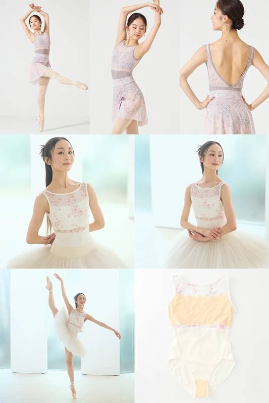 Chacott 限定 MAY NAGAHISA サクラプリントレオタード Mサイズ