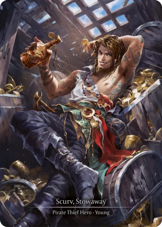 EN】【Cold Foil】[Pirate Thief] Scurv, Stowaway / 密航者、スカーヴ