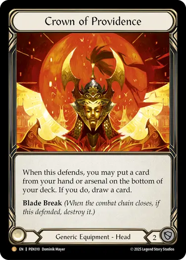 EN】[Generic] Crown of Providence/天命の王冠 (装備品)「L」〔PEN310