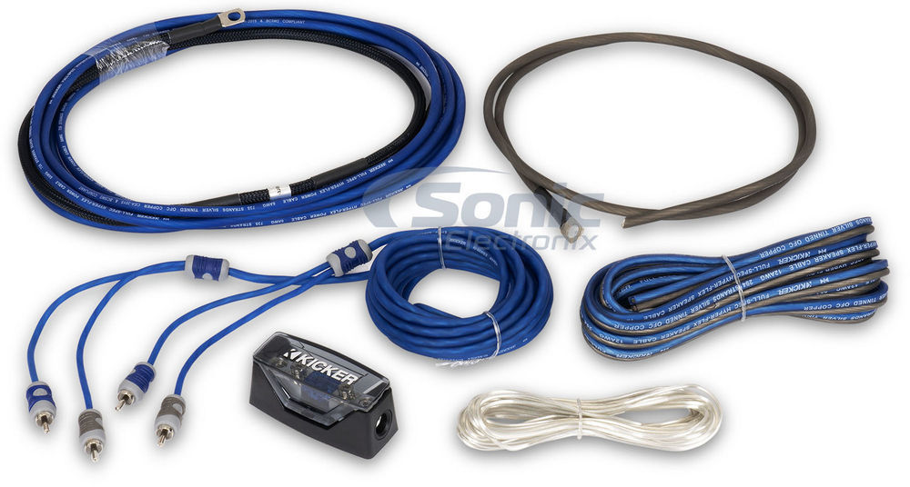 KICKER アンプ 4台+ オーディオケーブル KICKER アンプ 4台+