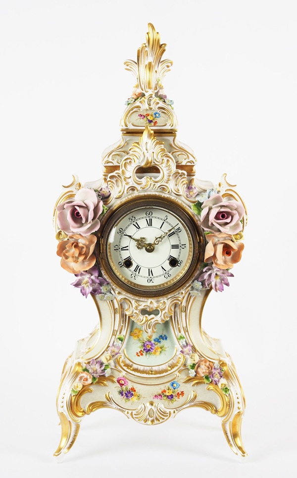 ドレスデン 「花文マントルクロック」 | | アトリエ・ブランカ