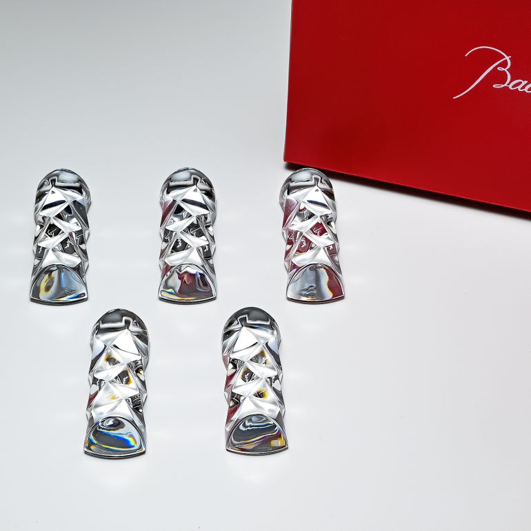 バカラ Baccarat 箸置き ペア スウィング チョップスティックホルダー
