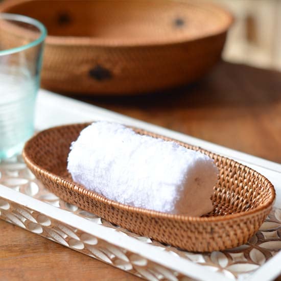 アタ・おしぼりトレイ（2ヶセット） | バリ島セレクト雑貨,アタ製品