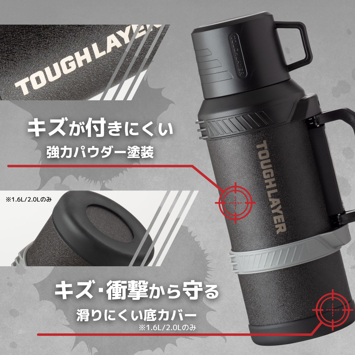 TOUGH LAYER（タフレイヤー）タフレイヤーボトル 1.3L 1.6L 2.0L 大