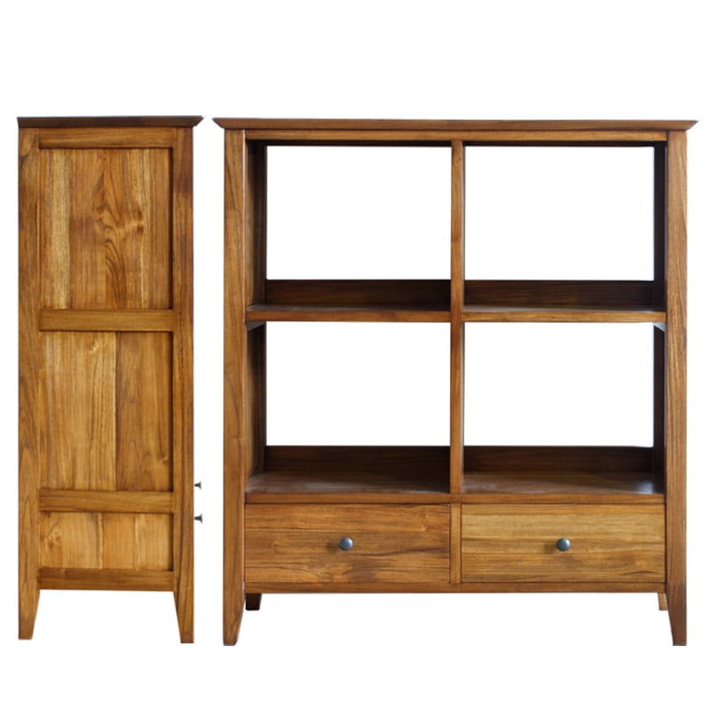 チーク ブックシェルフ｜B-COMPANY公式オンラインショップ