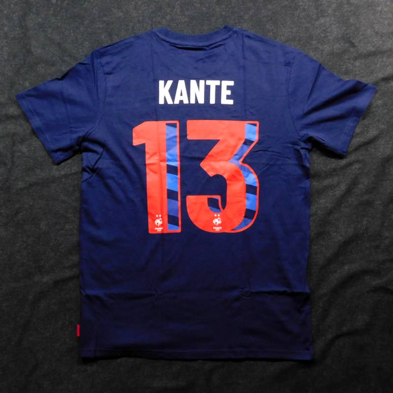 フランス代表 チームオフィシャル Player KANTE N カンテ13 Tシャツ