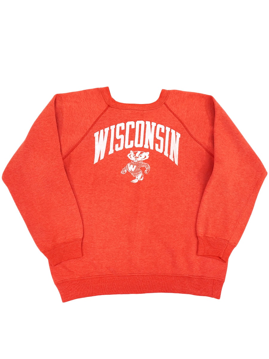 80's トリコタグ チャンピオン ''WISCONSIN'' バッキー君 スウェット