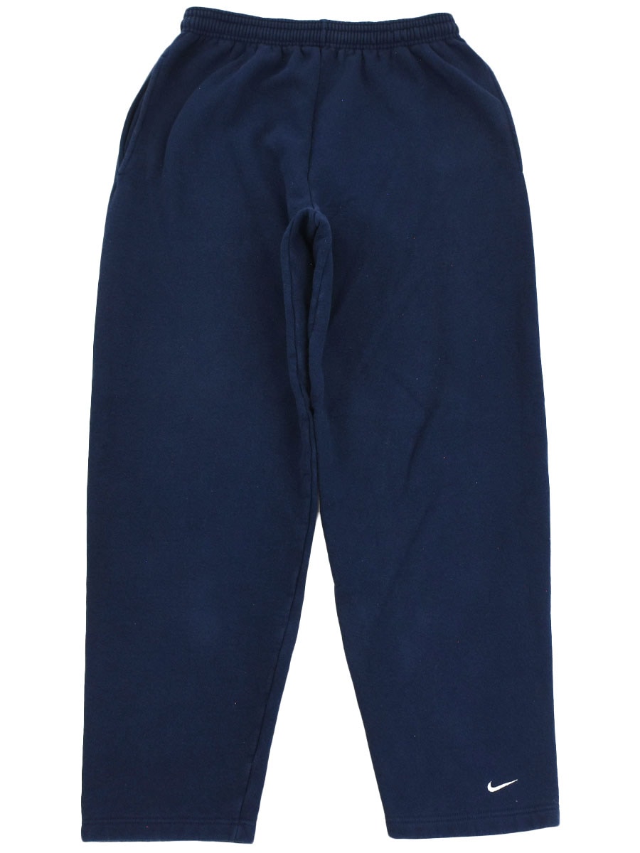 90's NIKE 裾スウォッシュロゴ刺繍 ポケット付き スウェットパンツ