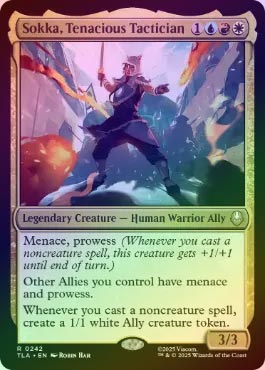 ☆SALE☆【FOIL】【英】諦めない戦術家、サカ/Sokka, Tenacious