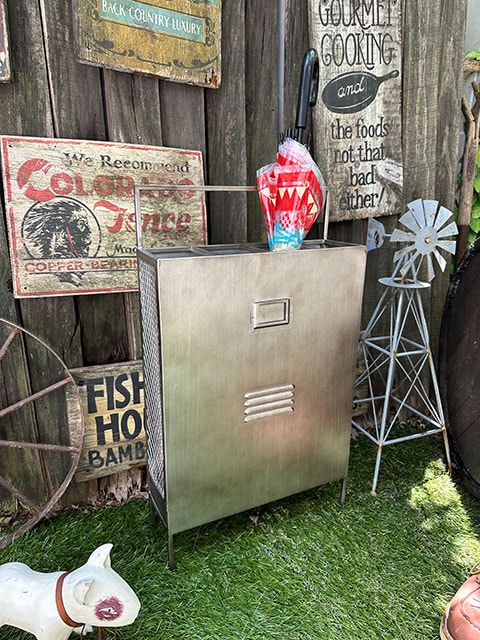 インダストリアル メタル アンブレラスタンド2 （スリムワイド） 傘