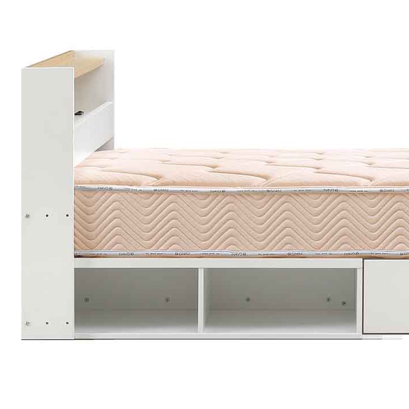 シングル】伸縮ベッド 引出し付きタイプ Granz/ラクア【RAQUA