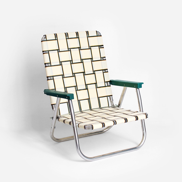 LAWN CHAIR ローンチェア｜HIGH BACK BEACH CHAIR【CHARLESTON TAN