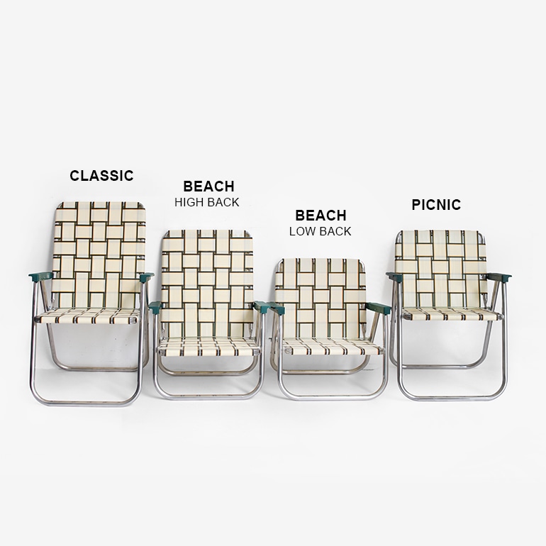 LAWN CHAIR ローンチェア｜LOW BACK BEACH CHAIR【CHARLESTON TAN