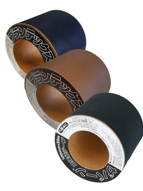 GF防草テープ ザバーン防草シート用 100mm×20m グリーン/ブラウン