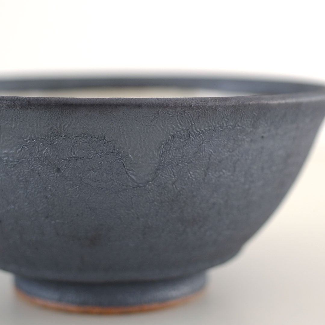 鉄灰釉/麺鉢 | 研窯 | 糸島くらし×ここのき 公式通販サイト
