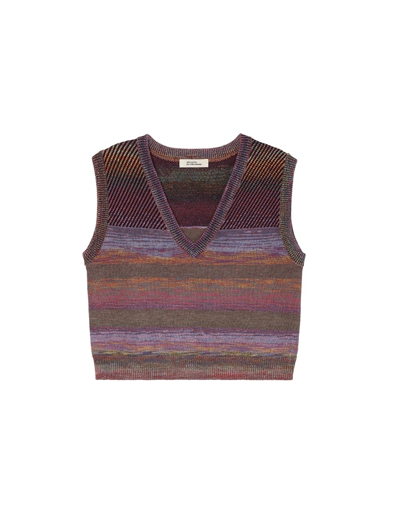 ジャガードミニベスト |mila schon by chika kisada|CORONET（コロ