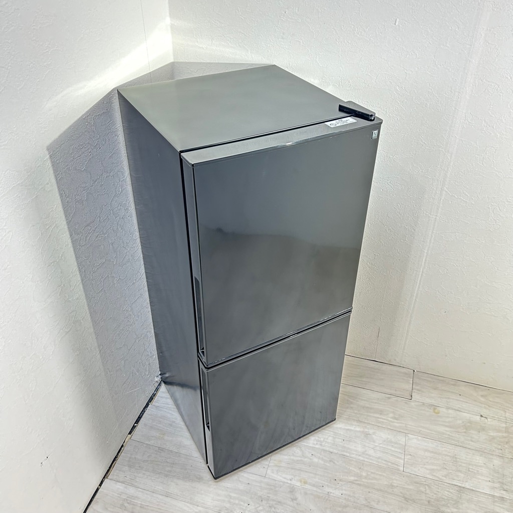 中古 106L 2ドア冷蔵庫 小さい ニトリ NTR-106BK 2022年製 ブラック
