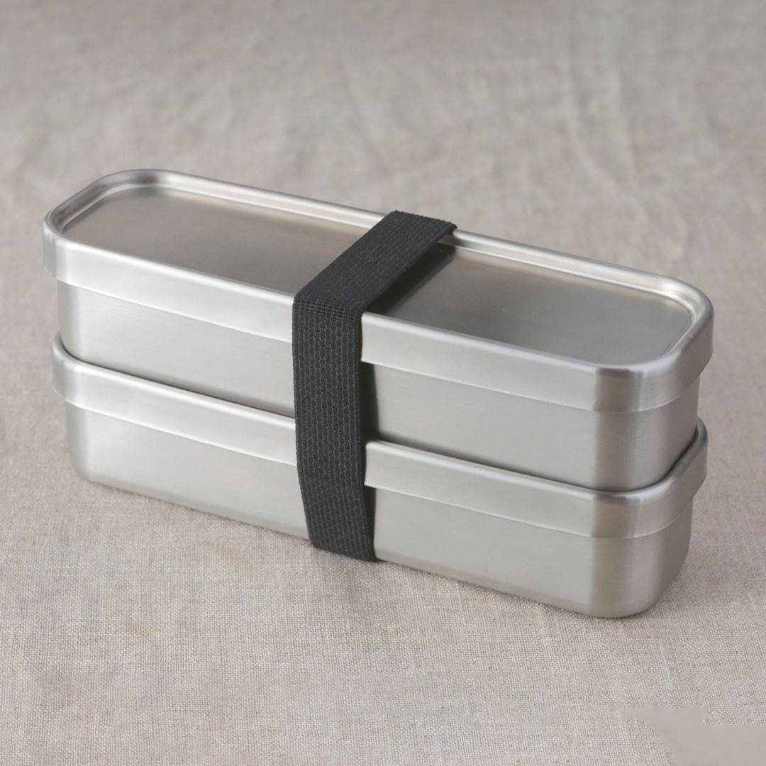 角長ランチボックス スリム2段 （工房アイザワ） | お弁当 | cotogoto