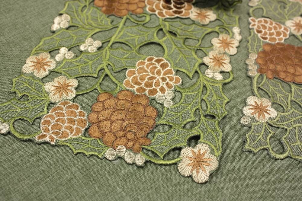 クリスマス前SALE！今日迄 希少フランスアンティーク 刺繍とレース編み