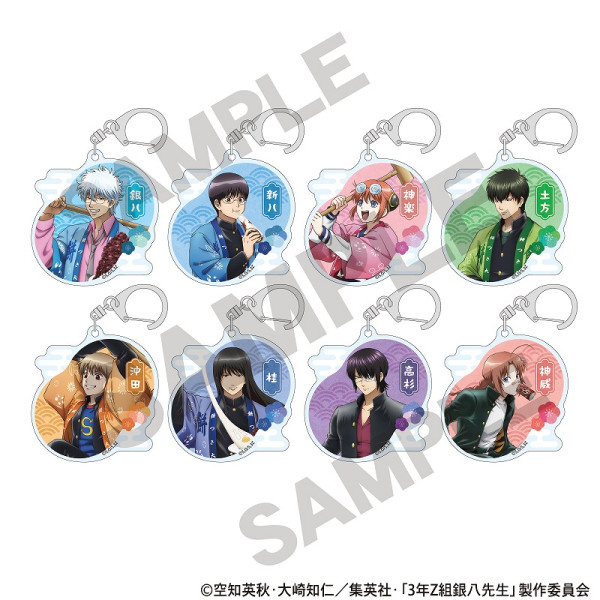 予約商品3月上旬発送】3年Z組銀八先生 トレーディング缶バッジ＿餅つき大会