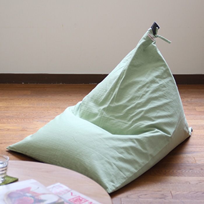 ビーズクッション 座椅子 「座・気まま」 ツムギクロス生地（カバー