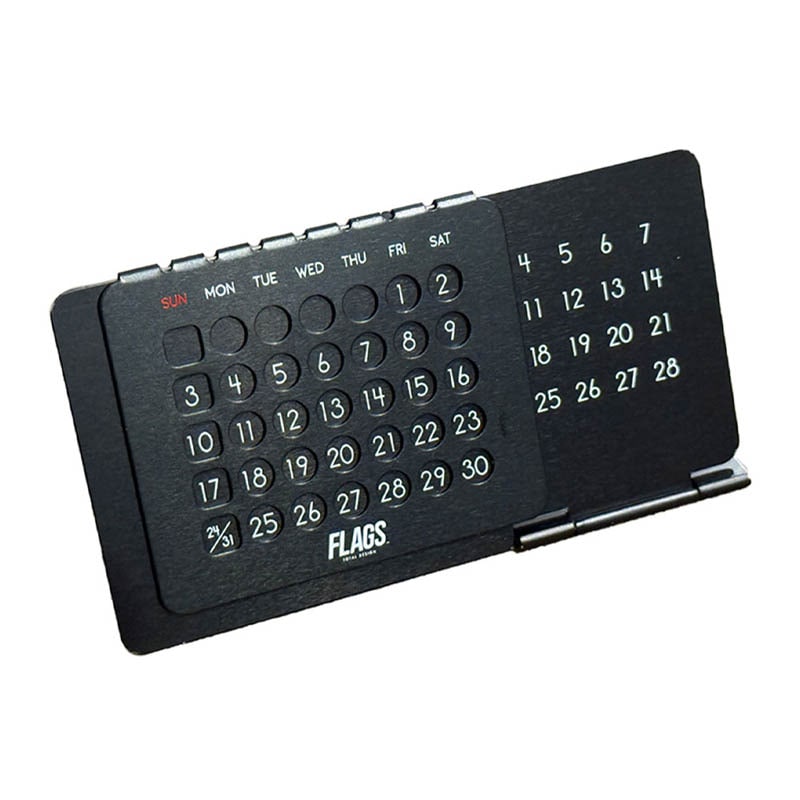 カレンダープレート（2003〜2009）7枚セット※単品購入可能 CT-2613：2026年度カレンダー 月曜始まり 名刺サイズカレンダー