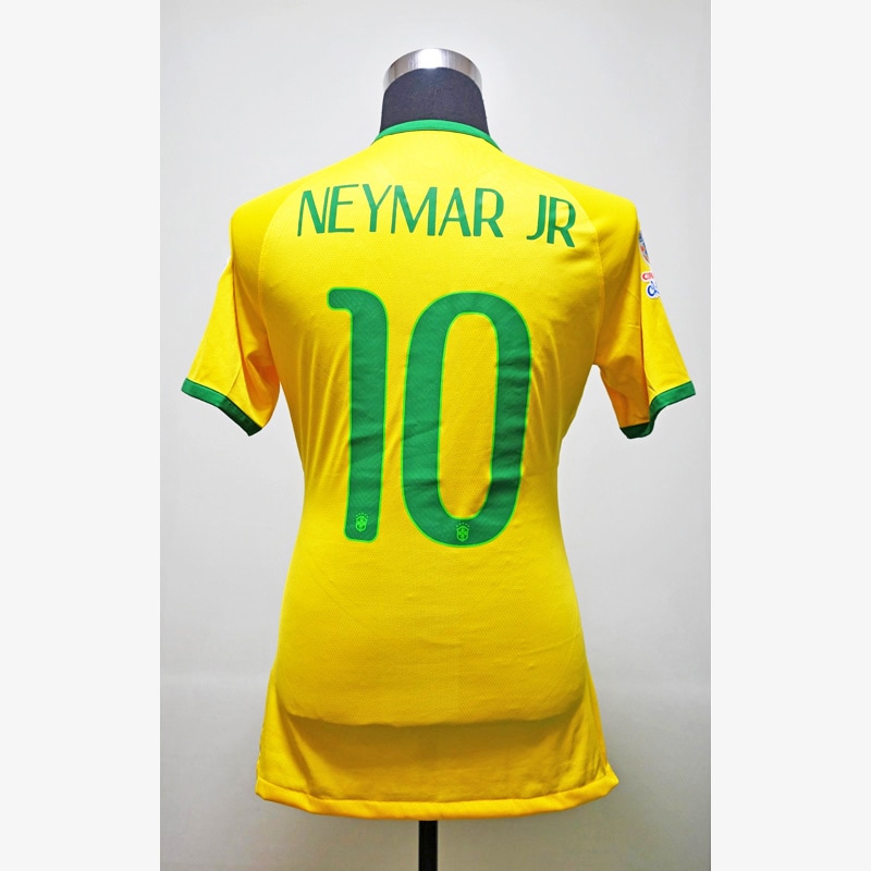 ネイマール直筆サイン入り選手支給ブラジル代表14/15ホーム